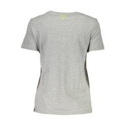 GUESS JEANS WOMEN'S SHORT SLEEVE T-SHIRT GRAY