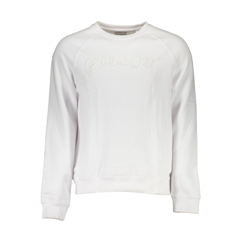 GUESS JEANS SWEAT-SHIRT SANS ZIP HOMME BLANC