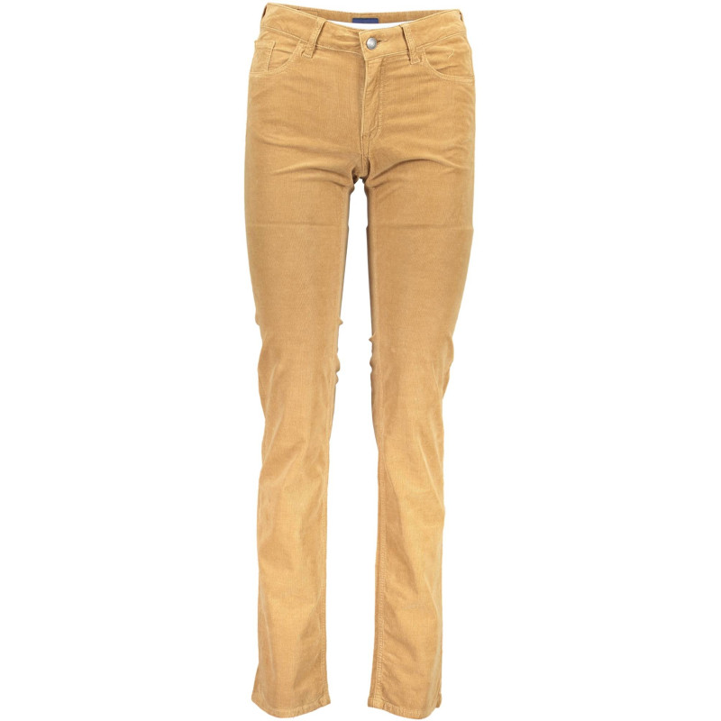 PANTALON FEMME GANT MARRON