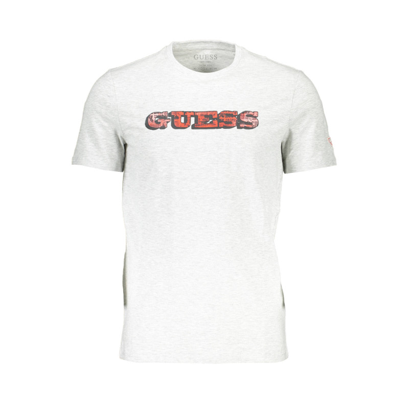 GUESS JEANS T-SHIRT MANCHES COURTES HOMME GRIS