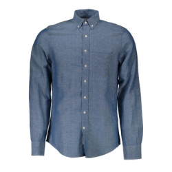GANT MEN'S BLUE LONG SLEEVE SHIRT