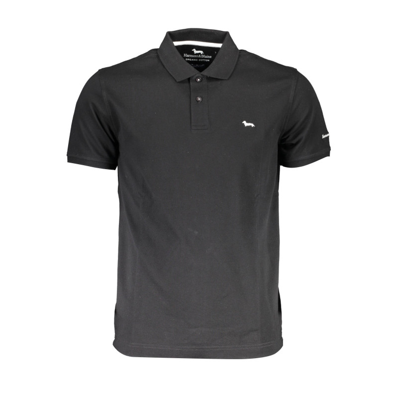 HARMONT & BLAINE POLO SHORT SLEEVE MAN BLACK