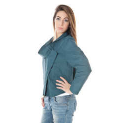 CALVIN KLEIN GREEN WOMEN'S SPORTS JACKET