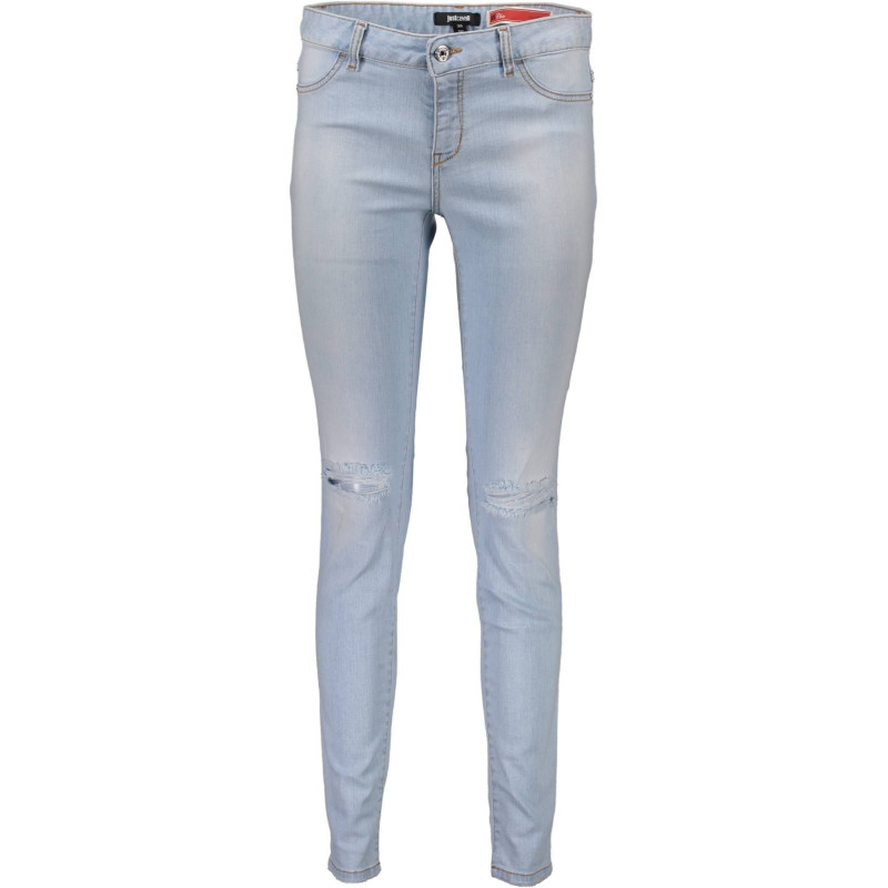 JUST CAVALLI JEANS DENIM WOMAN LIGHT BLUE