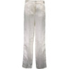 JUST CAVALLI WOMEN'S WHITE TROUSERS