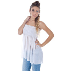 TOP FEMME BLANC BLUSHARD