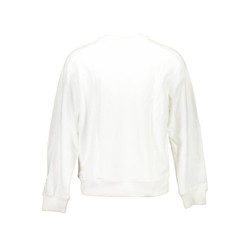 CALVIN KLEIN SWEAT SANS ZIP HOMME BLANC