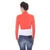 DATCH SHRUG MANCHES LONGUES FEMME ROUGE