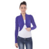 DATCH SHRUG MANCHES LONGUES VIOLET FEMME