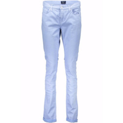 GANT WOMEN'S LIGHT BLUE TROUSERS