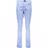 GANT WOMEN'S LIGHT BLUE TROUSERS