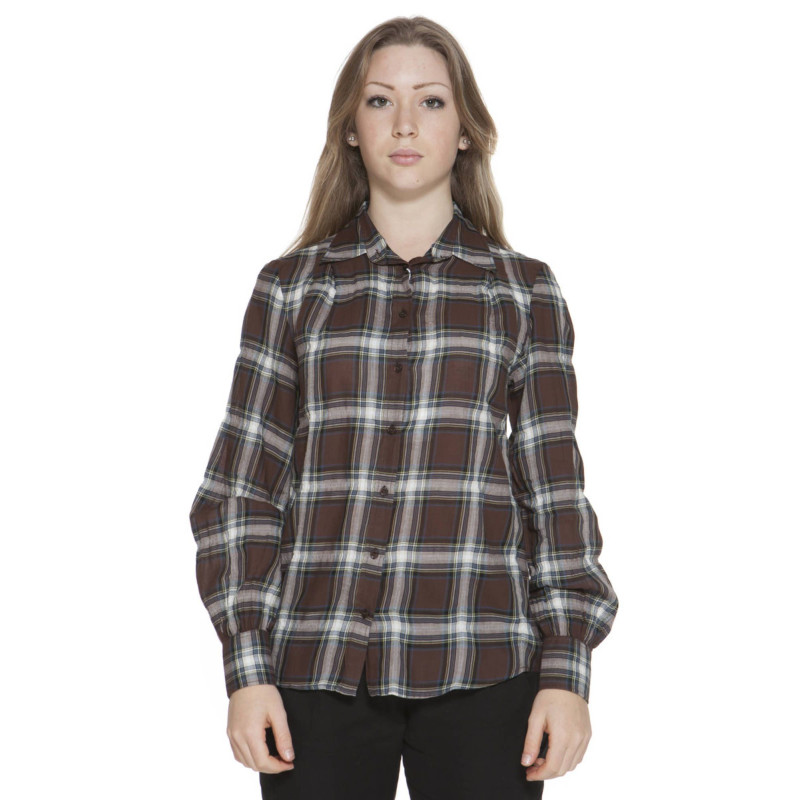 CHEMISE MANCHES LONGUES GANT FEMME MARRON
