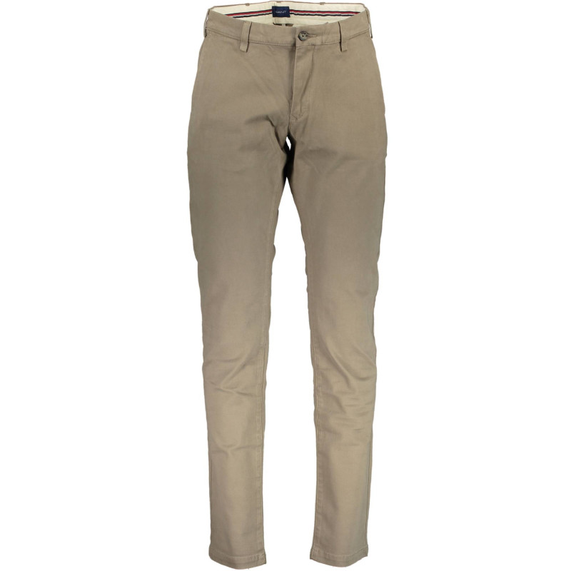 GANT MEN'S BEIGE TROUSERS