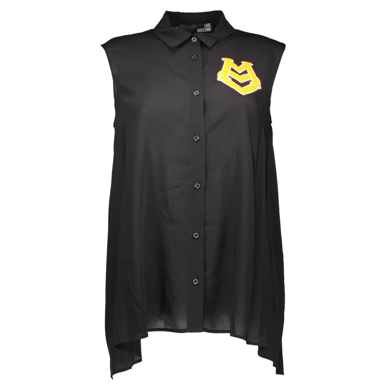 LOVE MOSCHINO CHEMISE SANS MANCHES FEMME NOIR