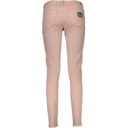 JUST CAVALLI PINK WOMAN TROUSERS