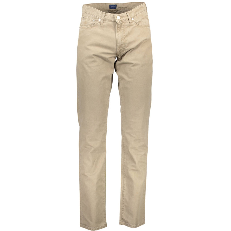 GANT MEN'S BEIGE TROUSERS