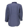 POLO FEMME GANT BLEU MANCHES 3/4