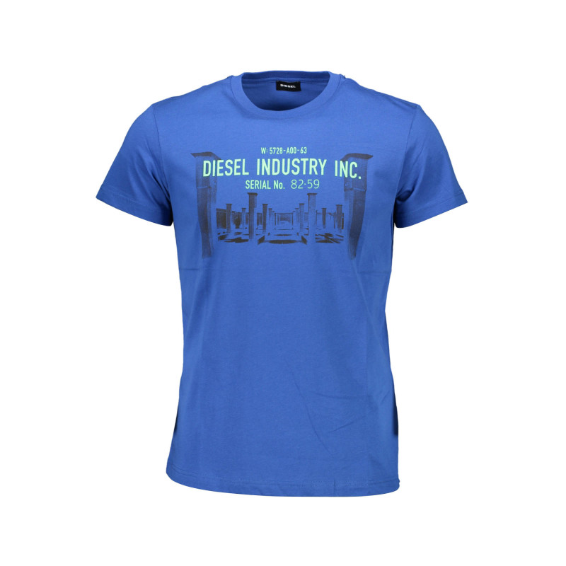 DIESEL T-SHIRT MANCHES COURTES HOMME BLEU