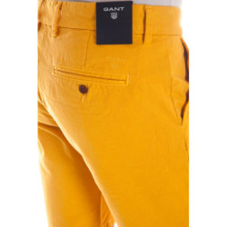 PANTALON BERMUDA HOMME GANT JAUNE
