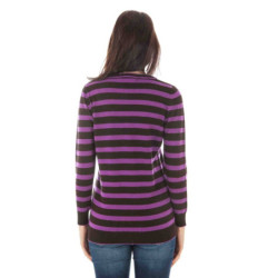 PULL FEMME FRED PERRY VIOLET