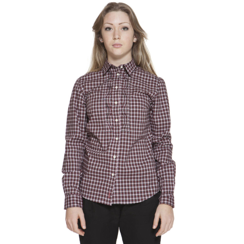 CHEMISE MANCHES LONGUES GANT FEMME ROUGE