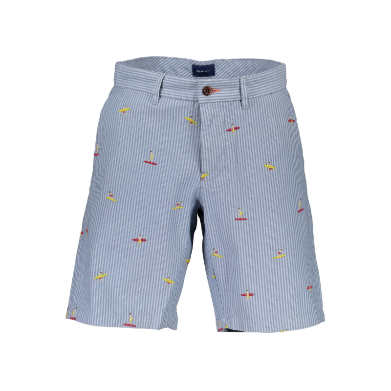 GANT BLUE MEN'S BERMUDA TROUSERS