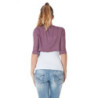 PHARD SHRUG MANCHES LONGUES ROSE FEMME
