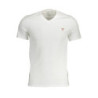 GUESS JEANS T-SHIRT À MANCHES COURTES HOMME BLANC