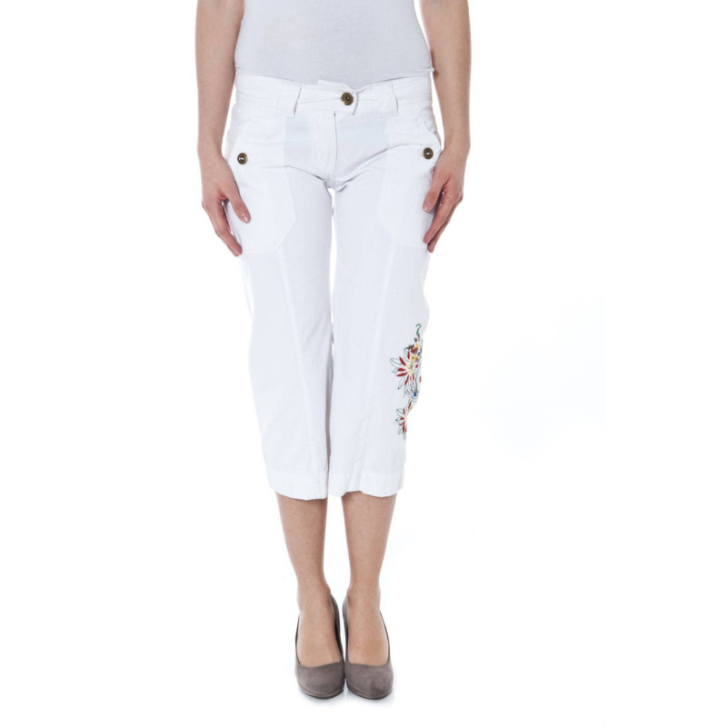 DATCH WHITE MEN'S BERMUDA TROUSERS
