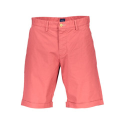 PANTALON BERMUDA HOMME GANT ROUGE