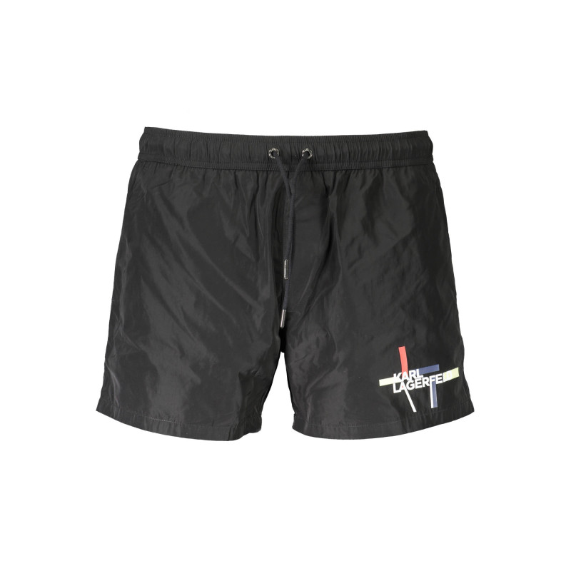 KARL LAGERFELD BEACHWEAR PIÈCES DE COSTUME SOUS L'HOMME NOIR