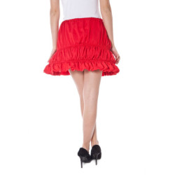 DENNY ROSE JUPE COURTE FEMME ROUGE