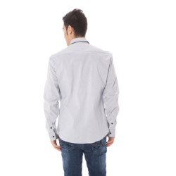 COSTUME NATIONAL HOMME CHEMISE À MANCHES LONGUES BLEU CLAIR