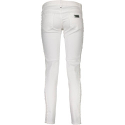PANTALON FEMME JUST CAVALLI BLANC