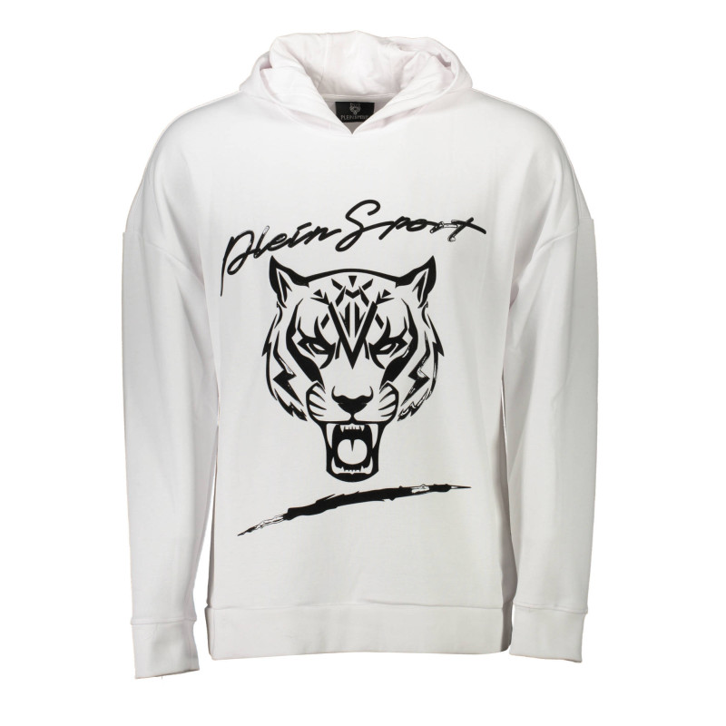 SWEAT PLEIN SPORT SANS ZIP HOMME BLANC