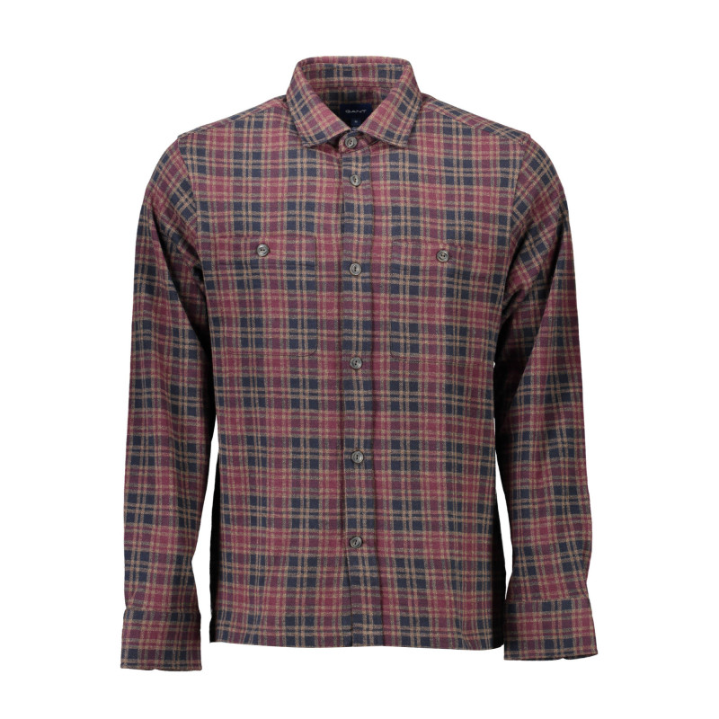 GANT CHEMISE À MANCHES LONGUES HOMME MARRON