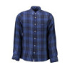 CHEMISE HOMME GANT BLEUE À MANCHES LONGUES
