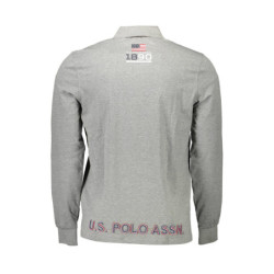 POLO US MANCHES LONGUES HOMME GRIS