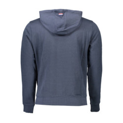 SWEAT-SHIRT HOMME US POLO BLEU AVEC ZIP