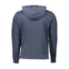 SWEAT-SHIRT HOMME US POLO BLEU AVEC ZIP