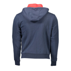 SWEAT-SHIRT HOMME US POLO BLEU AVEC ZIP