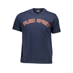 T-SHIRT MANCHES COURTES HOMME PLEIN SPORT BLEU