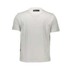 PLEIN SPORT WHITE MEN'S SHORT SLEEVE T-SHIRT