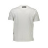 PLEIN SPORT WHITE MEN'S SHORT SLEEVE T-SHIRT