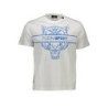 PLEIN SPORT WHITE MEN'S SHORT SLEEVE T-SHIRT