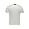 PLEIN SPORT WHITE MEN'S SHORT SLEEVE T-SHIRT