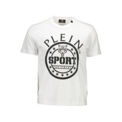T-SHIRT MANCHES COURTES HOMME PLEIN SPORT BLANC