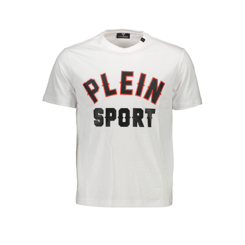 T-SHIRT MANCHES COURTES HOMME PLEIN SPORT BLANC