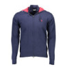 US POLO CARDIGAN MAN BLUE