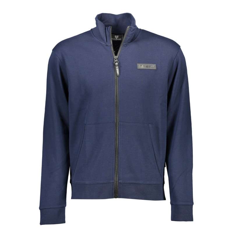 SWEAT-SHIRT ZIPPÉ HOMME PLEIN SPORT BLEU